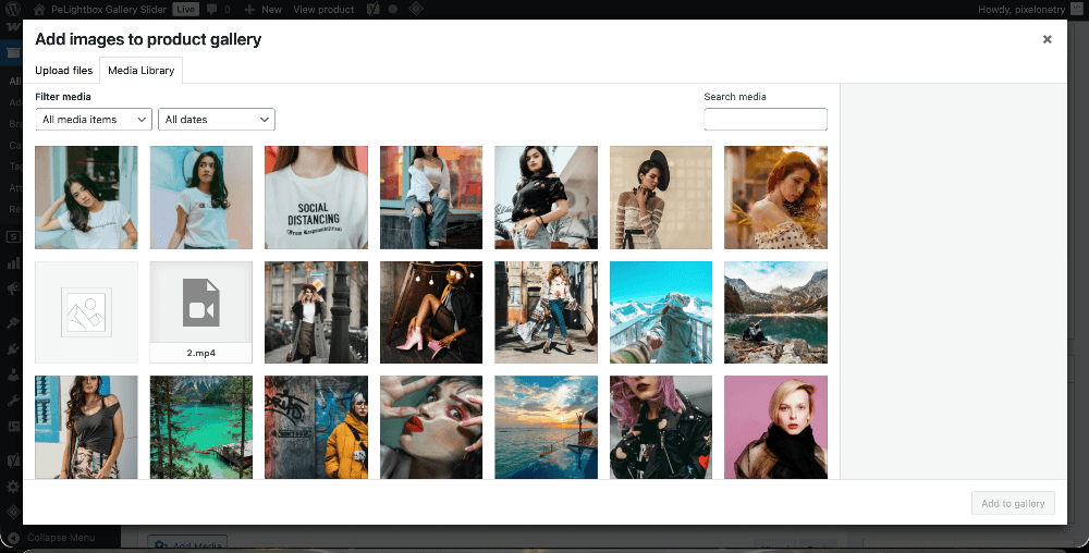 pixelonetry media libary