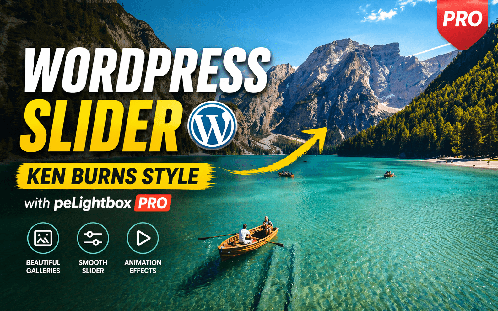 Ken Burns Slider in WordPress (peLightbox PRO Plugin Tutorial)