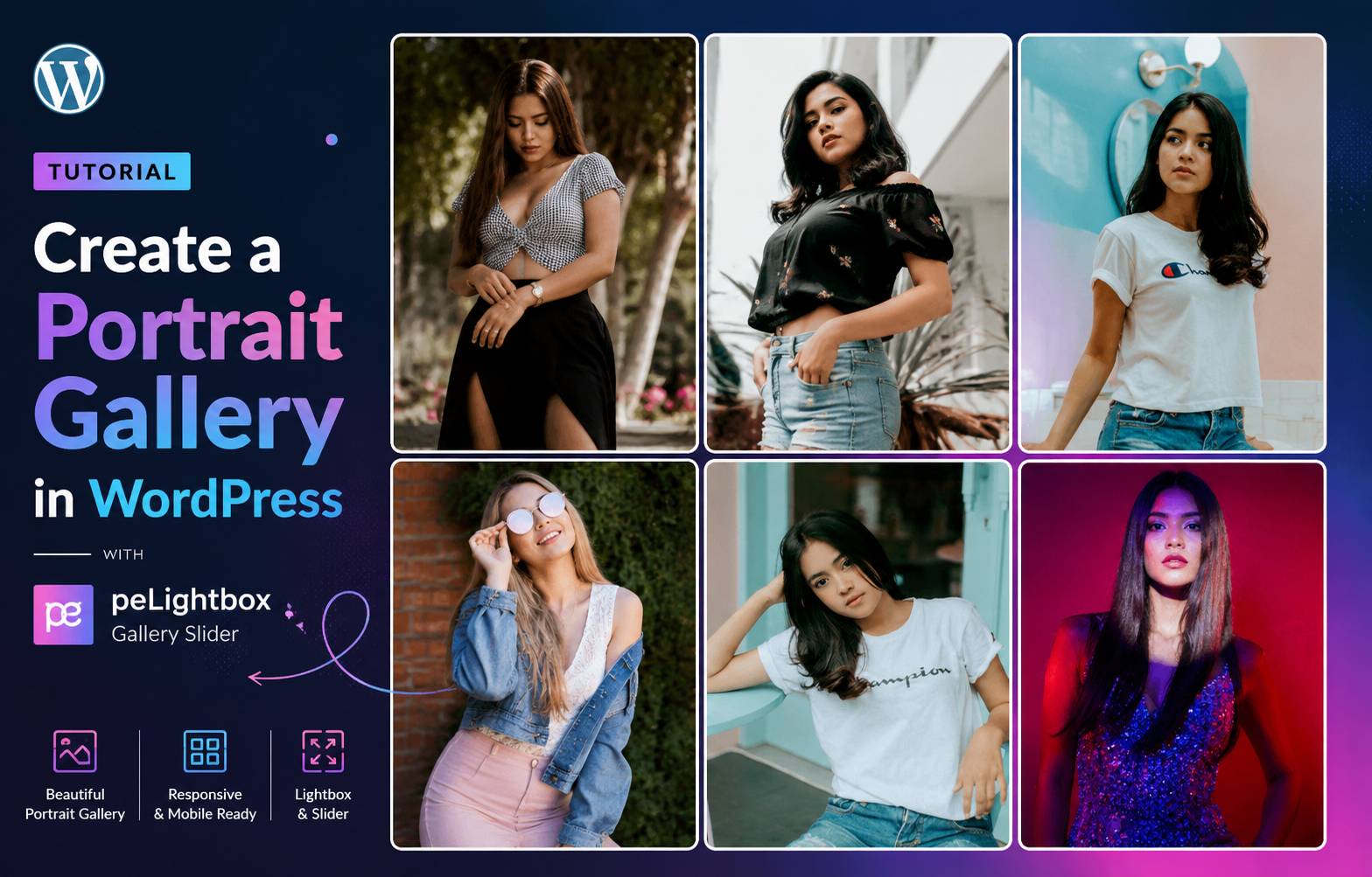 How to Create a Portrait Photography Gallery in WordPress