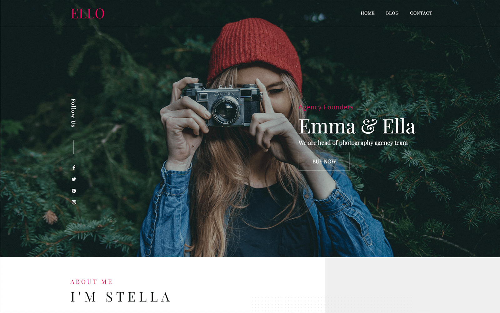 Phototgraphy WordPress Theme