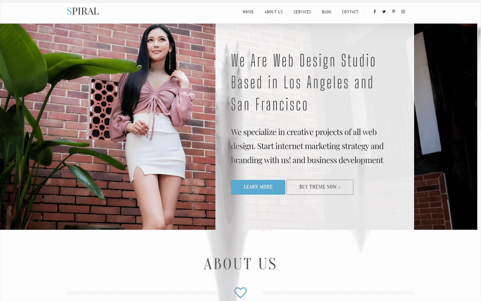 Spiral Creative Agency WordPress Theme | pixelonetry