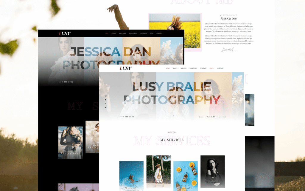 Lusy Premium - Photography Portfolio WordPress Theme