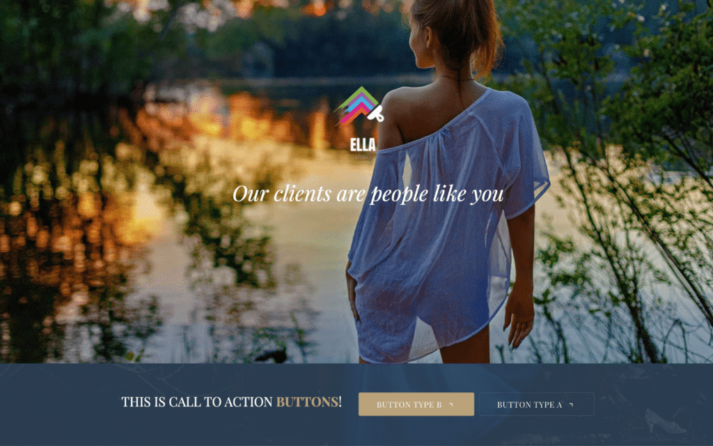 Ella Parallax One Page – WordPress Theme | pixelonetry